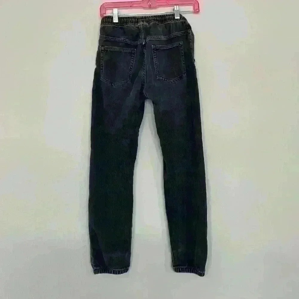 GAP- Black Denim Joggers Sz XL Youth / XS Women's